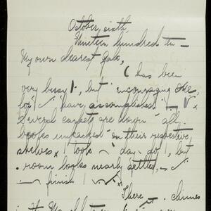 a page of handwritten text