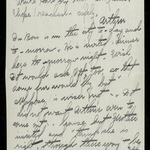 a page of handwritten text
