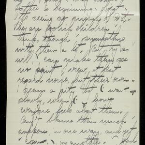 a page of handwritten text