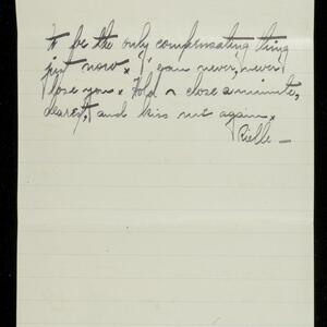 a page of handwritten text