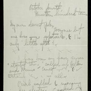 a page of handwritten text