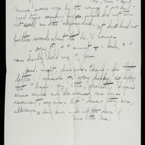 a page of handwritten text