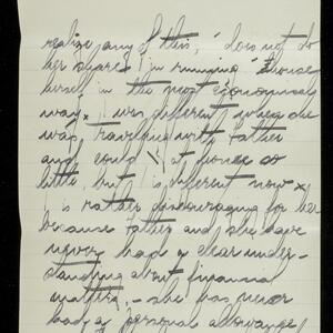 a page of handwritten text
