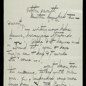 a page of handwritten text