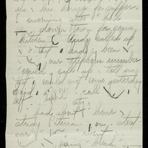 a page of handwritten text