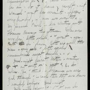 a page of handwritten text