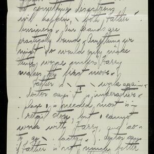 a page of handwritten text