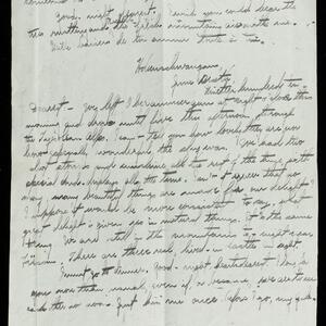 a page of handwritten text