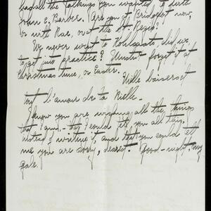 a page of handwritten text