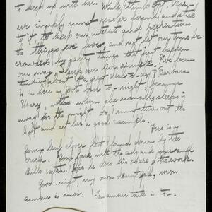 a page of handwritten text