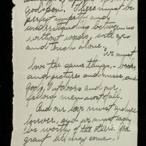 a page of handwritten text