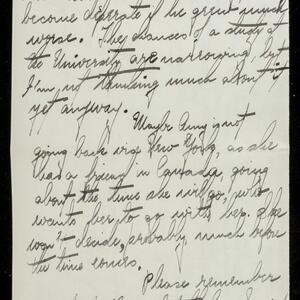 a page of handwritten text