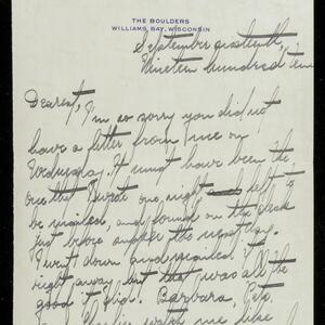 a page of handwritten text