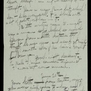 a page of handwritten text