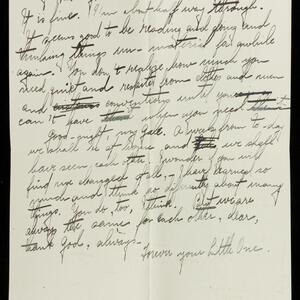 a page of handwritten text