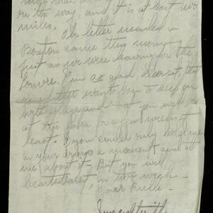 a page of handwritten text
