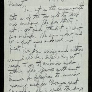 a page of handwritten text