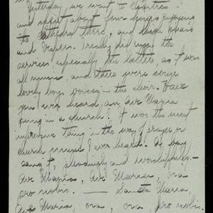 a page of handwritten text