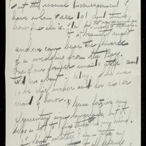a page of handwritten text