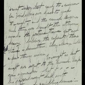 a page of handwritten text