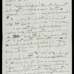 a page of handwritten text