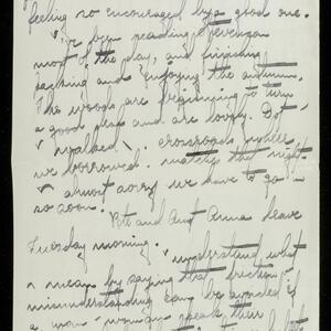 a page of handwritten text