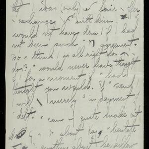 a page of handwritten text