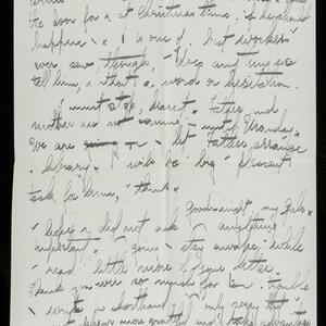 a page of handwritten text