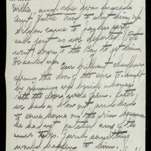 a page of handwritten text