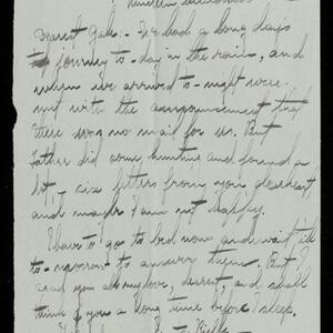 a page of handwritten text