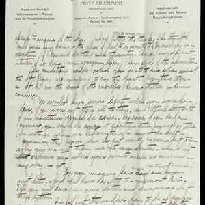 a page of handwritten text