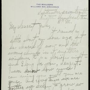 a page of handwritten text