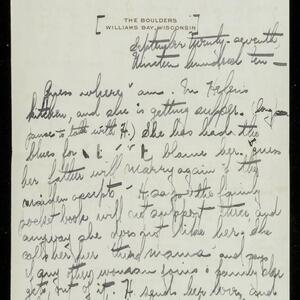 a page of handwritten text