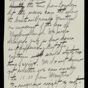 a page of handwritten text