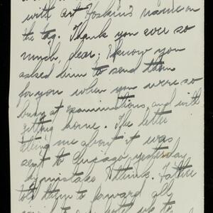 a page of handwritten text