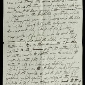 a page of handwritten text