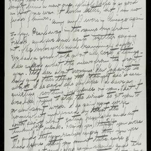 a page of handwritten text
