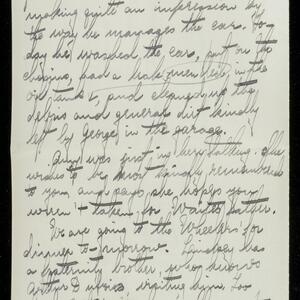a page of handwritten text