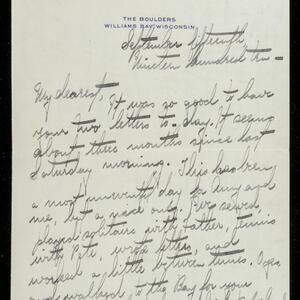 a page of handwritten text