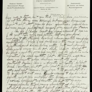 a page of handwritten text