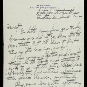 a page of handwritten text