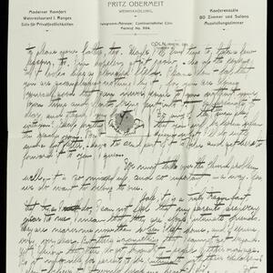 a page of handwritten text