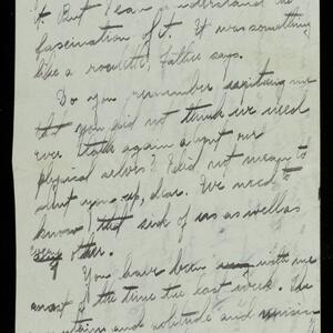 a page of handwritten text