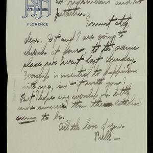 a page of handwritten text
