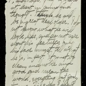 a page of handwritten text