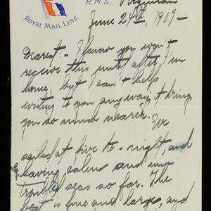 a page of handwritten text