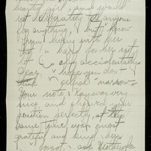 a page of handwritten text