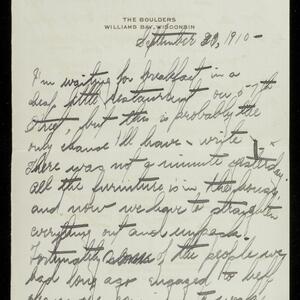 a page of handwritten text