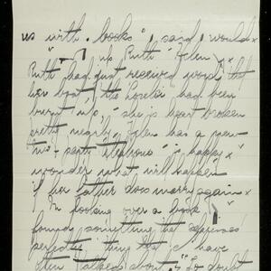 a page of handwritten text