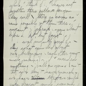 a page of handwritten text